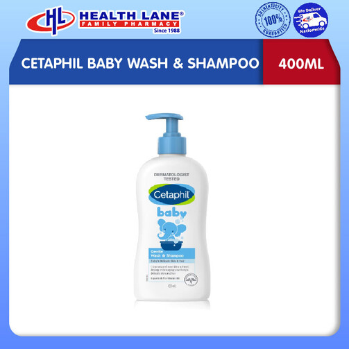 CETAPHIL BABY WASH & SHAMPOO (400ML)
